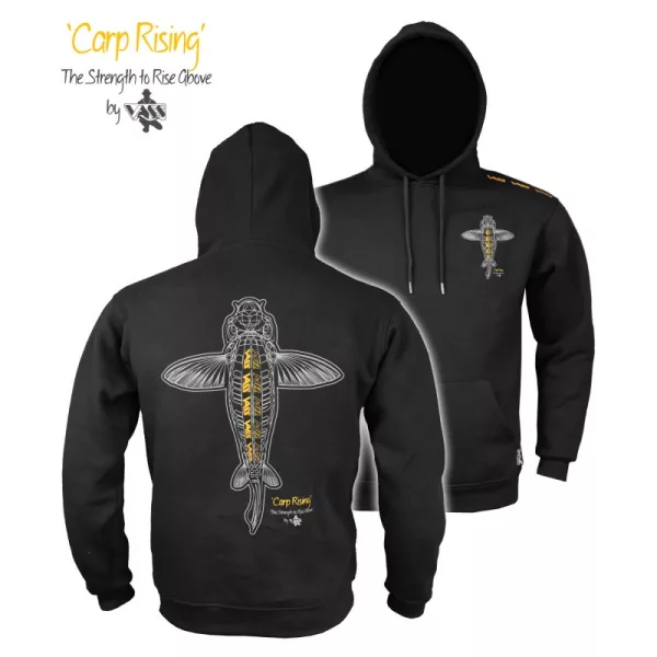 Vass-Tex Carp Rising Fekete Pulóver M