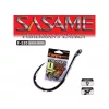 Sasame Thinners Barbless Black Nickel 1 Füles, Szakáll Nélküli Bojlis Horog 10db