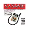 Sasame Feeder Method Black Nickel 10 Füles, Szakáll Nélküli Horog 12db