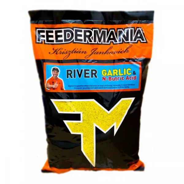 Feedermánia Groundbait River Garlic & N-Butric Acid Kŕmna zmes 2,5kg