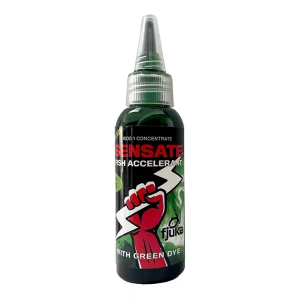 Fjuka Sensate Fish Accelerant Bait Dye Green Tekutá aróma 50ml