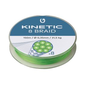   KINETIC 8 Braid 150m 0,20mm/15,0kg Fluo Green Pletená šnúra