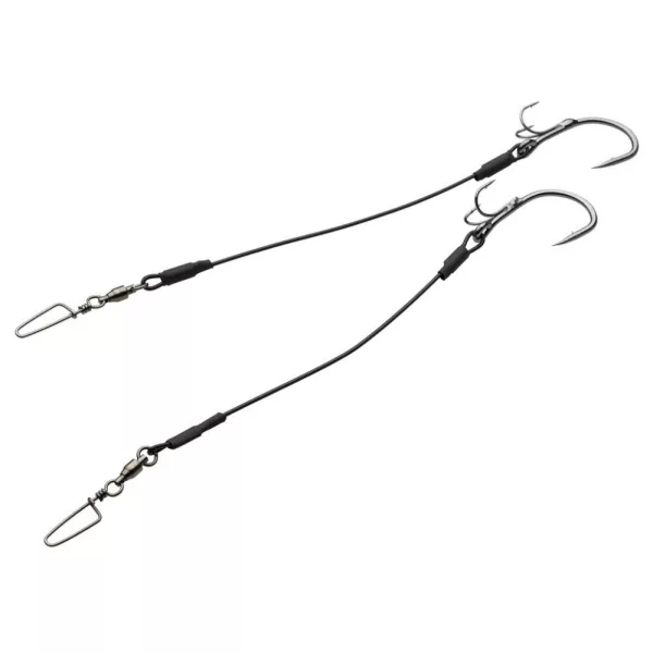KINETIC Big Fish Stinger 200lbs 200mm #9/0 Black 2ks Screw montáž