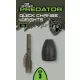 Fox Rage Predator Camo Quick Change Weights Rýchlovýmenné plavákové záťaže 25gr 3ks