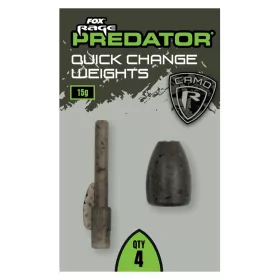   Fox Rage Predator Camo Quick Change Weights Rýchlovýmenné plavákové záťaže 35gr 3ks