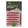 Fox Rage Predator Red Trace Crimp Covers Zúžené Gumené Objímky 25ks