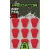 Fox Rage Predator Bait Fins Red Červené Plutvy 25db