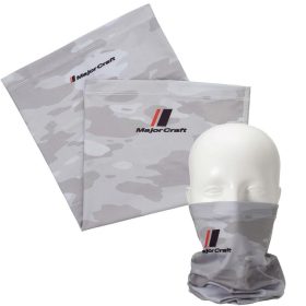 Major Craft UV-Cut Face Guard Svetlosivá Camo šatka na krk