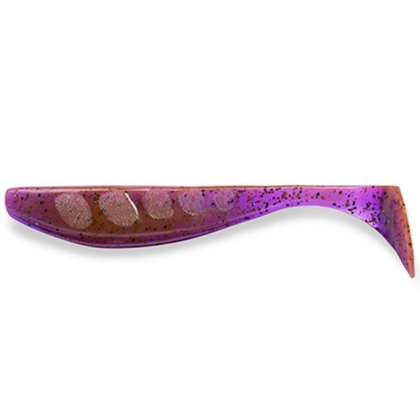 FISHUP Wizzle Shad 7,62cm (8ks), #016 - Lox/Green & Black Plastová nástraha