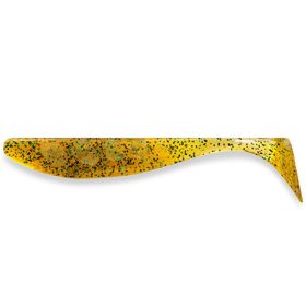   FISHUP Wizzle Shad 7,62cm (8pcs.), #036 - Caramel/Green & Black Plastová nástraha