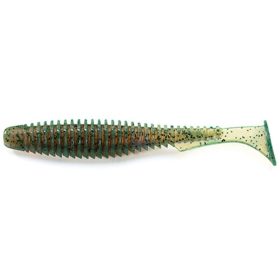   FISHUP U-Shad 7,62cm (9ks.), #017 - Motor Oil Pepper Plastová nástraha