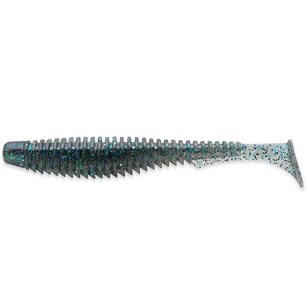 FISHUP U-Shad 10,16cm (8ks.), #057 - Bluegill Plastová nástraha
