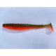 FISHUP U-Shad 10,16cm (8ks), #205 - Watermelon/Flo Orange Plastová nástraha