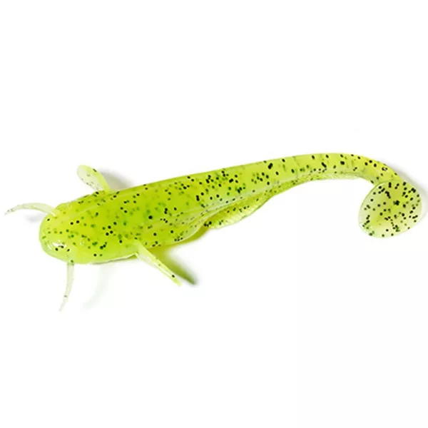 FISHUP Catfish 7,62cm (8ks), #055 - Chartreuse/Black Plastová nástraha