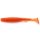 Fishup U Shad Orange Pumpkin Black 10,16cm Plasztik Csali 8db
