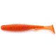 Fishup U Shad Orange Pumpkin Black 10,16cm Plasztik Csali 8db