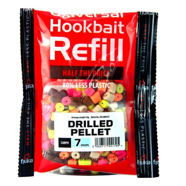 Fjuka Drilled Pellets Carpos MC 7mm Nástraha na háčik v náhradnom balení 50gr