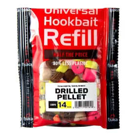   Fjuka Drilled Pellets Carpos MC 14mm Nástraha na háčik v náhradnom balení 50gr