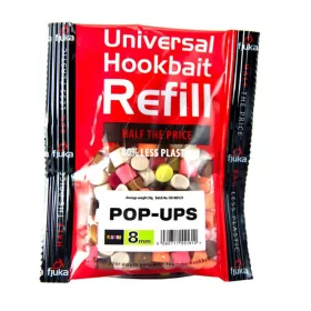   Fjuka Pop-Ups Mixed Colours 8mm Pop Up Plniteľné Balenie 50gr