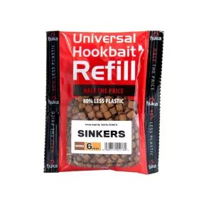   Fjuka Sinkers Mixex Colours 6mm Potápavá nástraha V náhradnom balení 50gr