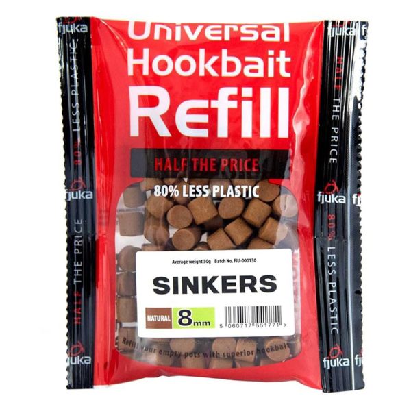 Fjuka Sinkers Mixex Colours 8mm Potápavá nástraha V náhradnom balení 50gr