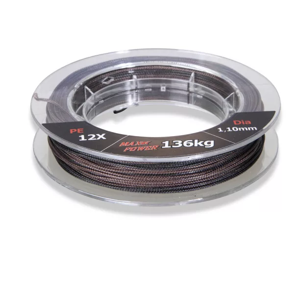 Uni Cat Camou 12X Barna-Fekete 1,20mm 25m Fonott Előkezsinór