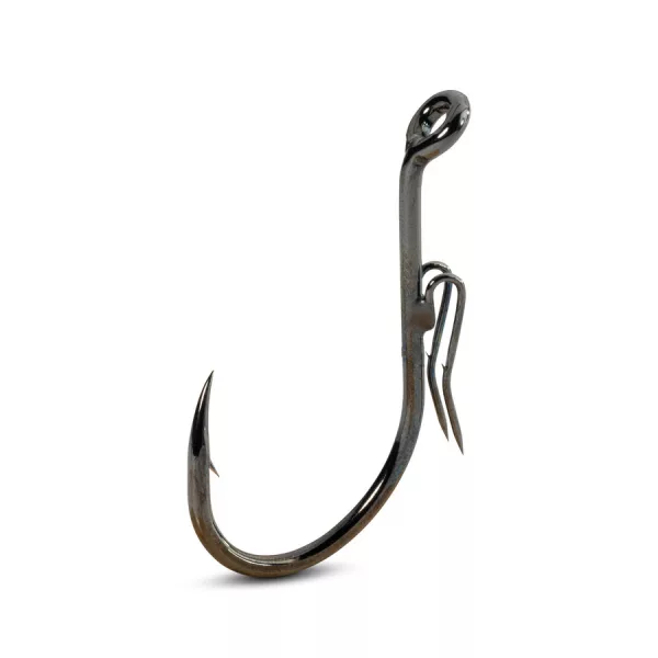 Uni Cat BTX-88 Bait Gripper 8/0 Füles, Szakállas Egyágú Harcsázó Horog 4db