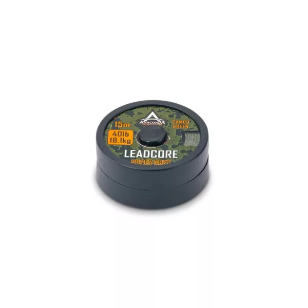 Anaconda Super Soft Leadcore Zöld 5m 50lb Fonott Előkezsinór