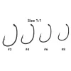 Anaconda Piercer Curve Shank GT-8 4 Füles, Szakállas Pontyozó Horog 11db