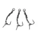Anaconda Piercer Ronnie Rig Curve Shank 6 Füles, Szakállas Szerelt Pontyozó Horog 3db