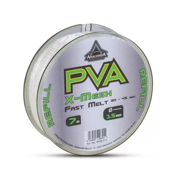 Anaconda Fast Melt PVA X-Mesh 15mm Gyorsan Oldódó PVA Háló 7m