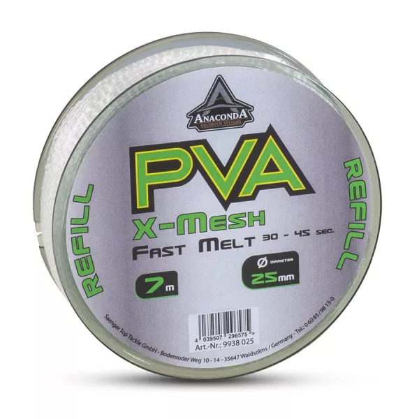 Anaconda Fast Melt PVA X-Mesh 25mm Gyorsan Oldódó PVA Háló 7m