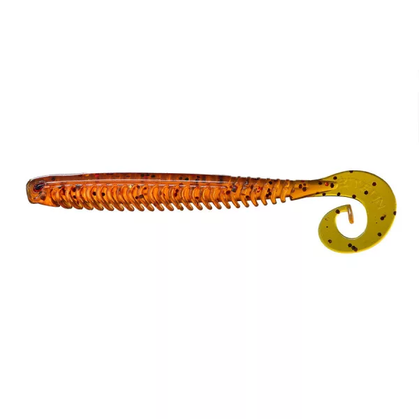 Bite On Rib Worm Motor Oil Red 10cm 5gr Twister 5db