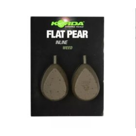 Korda Flat Pear Inline Blister Bojlové olovo 98gr 2ks
