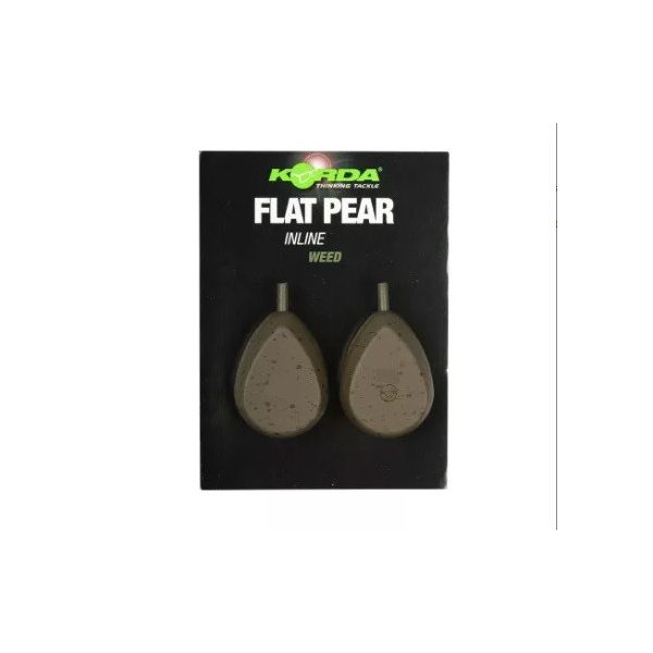 Korda Flat Pear Inline Blister Bojlové olovo 112gr 2ks
