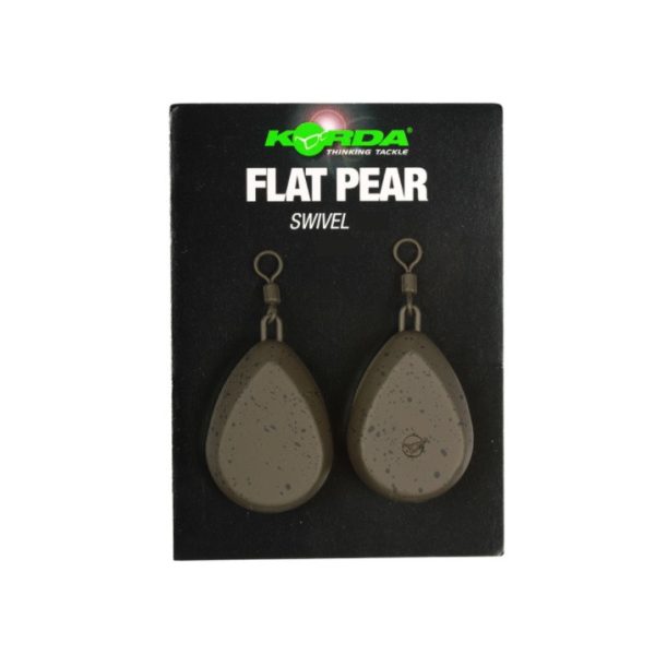 Korda Flat Pear Swivel Blister Boilies Olovo 98gr 2ks
