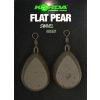 Korda Flat Pear Swivel Blister Boilies Olovo 142gr 2ks