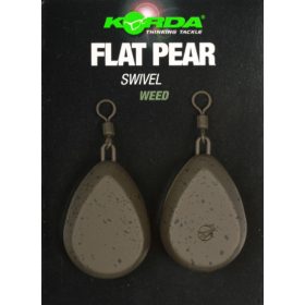 Korda Flat Pear Swivel Blister Boilies Olovo 142gr 2ks