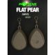 Korda Flat Pear Swivel Blister Boilies Olovo 142gr 2ks