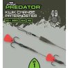 Fox Rage Predator Kwik Change Paternoster Trace 30cm Oceľový nadväzec na paternostru s trojháčikom č. 4