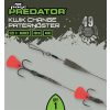 Fox Rage Predator Kwik Change Paternoster Trace 30cm Oceľový nadväzec na paternostru s trojháčikom č. 8