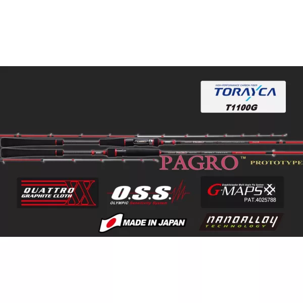 Graphiteleader Pagro Prototype GPPS-702ML R-Fast 2,08m 100gr 2-dielny prívlačový prút