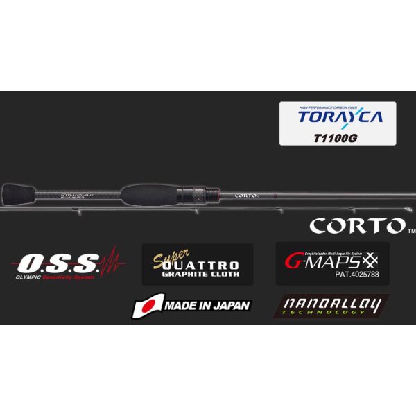 Graphiteleader Super Corto 17 GSRCS-612L-T EX Fast 1,85m 0,3-4gr 2-dielny prút na prívlač