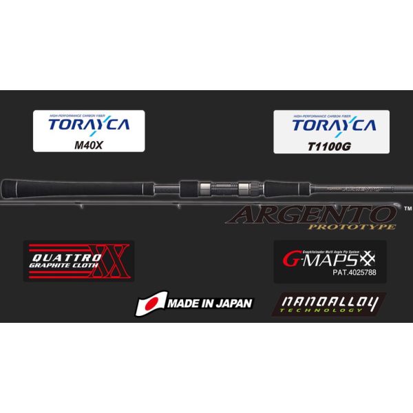 Graphiteleader Argento Prototype GLAPS-942ML 2,85m Fast 28gr 2-dielny prút na prívlač