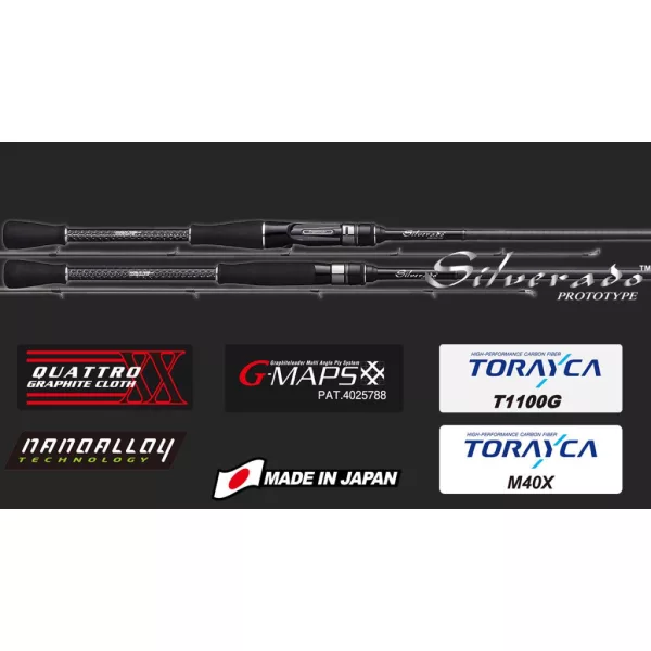 Graphiteleader Silverado Prototype 20GSILPC-762ML Cast Fast 2,29m 3-18gr 2-dielny prívlačový prút