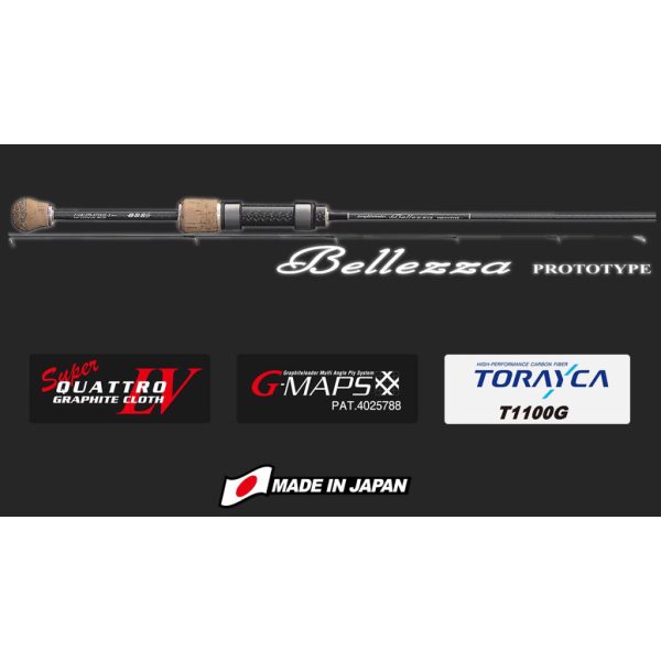 Graphiteleader Bellezza Prototype 21GBLZPS-582SUL-T Regular Fast 1,72m 0,6-3,5gr 2-dielny prívlačový prút
