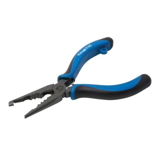 KINETIC CS Heavy Duty Splitring Plier 16,51cm Zahnutý nos Blue/Black Kliešte