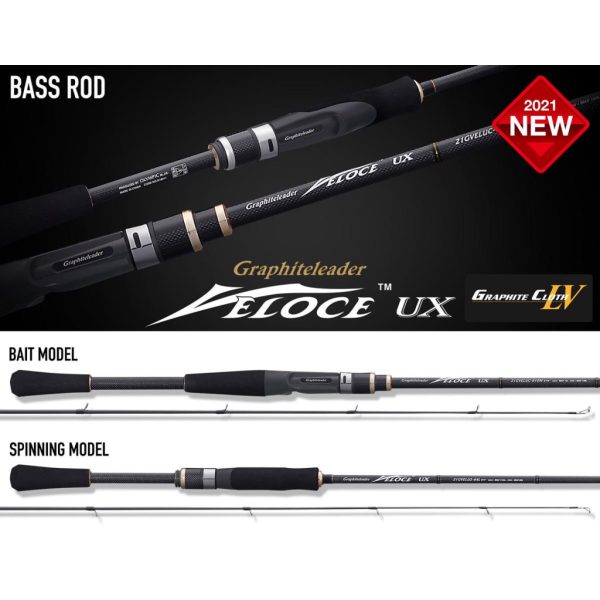 Graphiteleader Veloce UX 21GVELUS-742M R-Fast 2,24m 1/2oz 14gr 2-dielny Prívlačový Prút