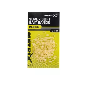   Matrix Super Soft Bait Bands Stredné gumičky na pelety 100ks