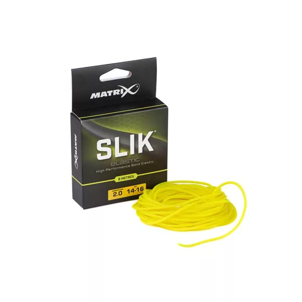 Matrix Slik Elastic Žltá 2,0mm 8m Plná Guma na Bič